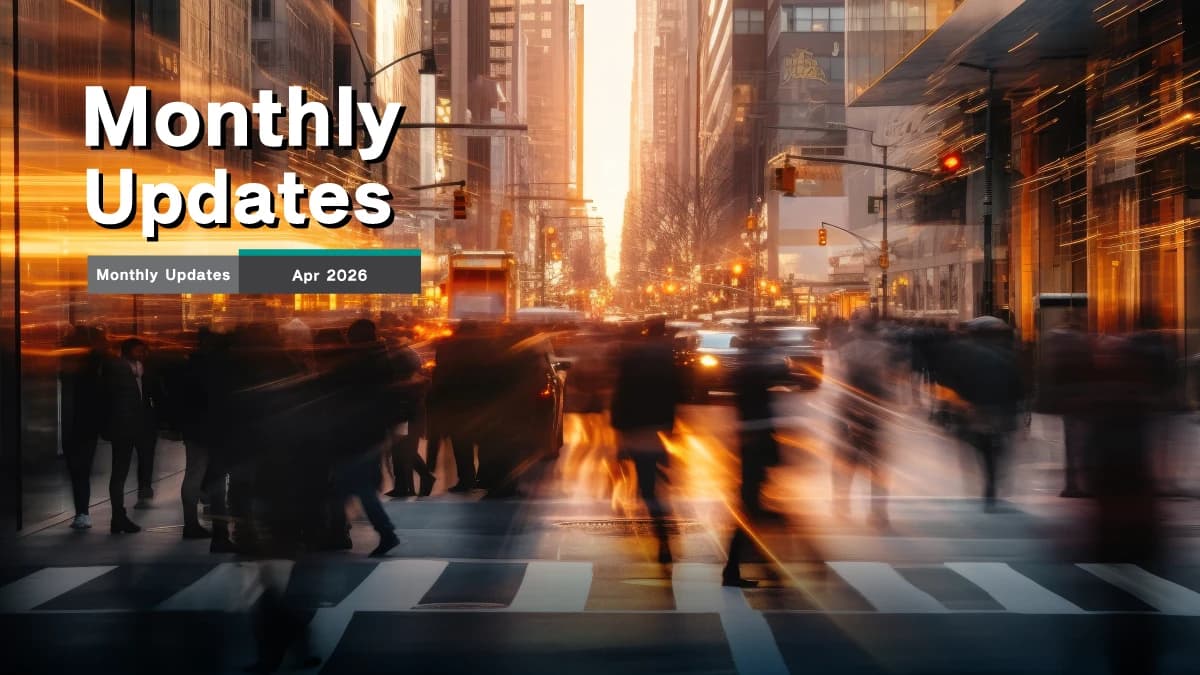 Monthly Updates Apr 2026